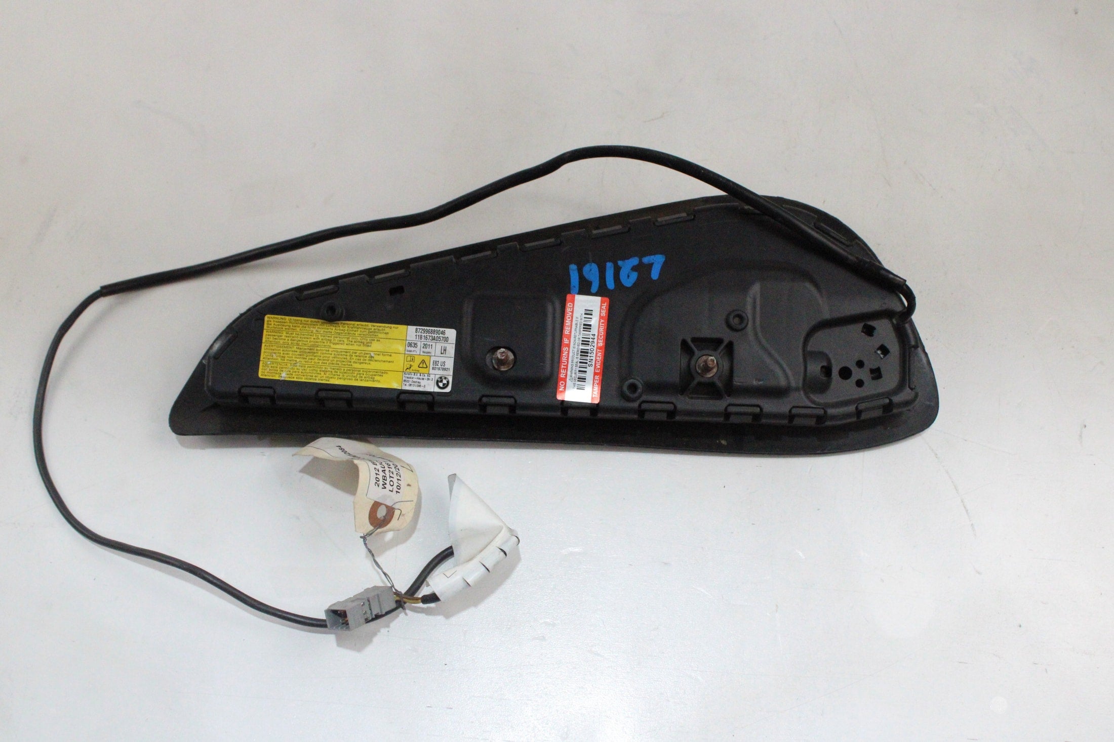 OEM BMW Driver Seat Airbag – Fits 128I, 135I (2007–2013) – Part 872996889046 – BMW – product view