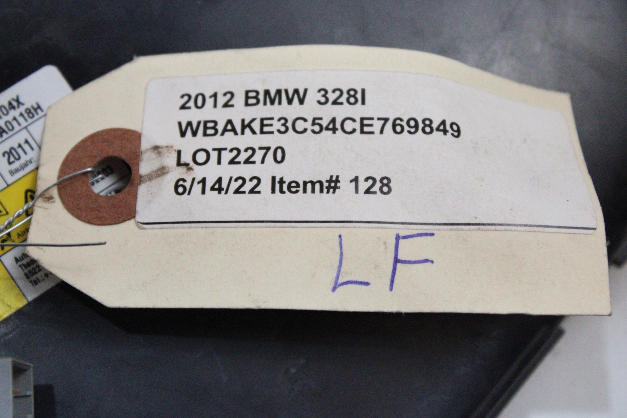OEM BMW Driver Seat Airbag – Fits 328I, 335I (2006–2013) – Part 604762203 – BMW – product view