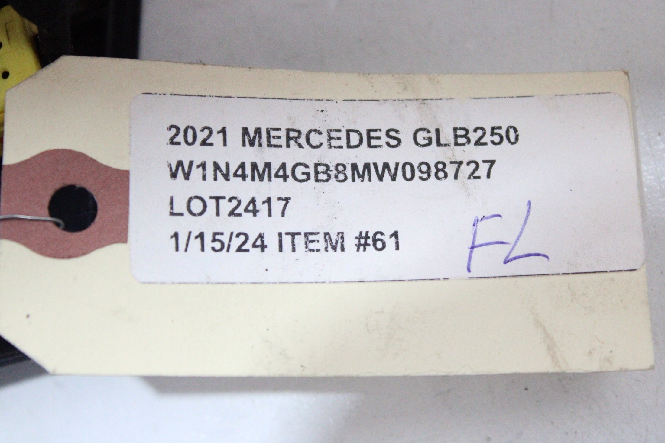 OEM Mercedes-Benz Driver Seat Airbag – Fits GLB250, GLB35 Amg (2020–2026) – Part 247-860-49-00 – Mercedes-Benz – product view