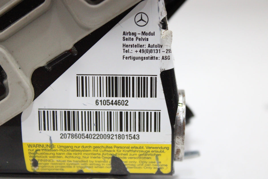 OEM Mercedes-Benz Passenger Seat Airbag – Fits E350, E550, C250, C350, C63 Amg, E250, E63 Amg (2010–2017) – Part A2078605402 – Mercedes-Benz – product view