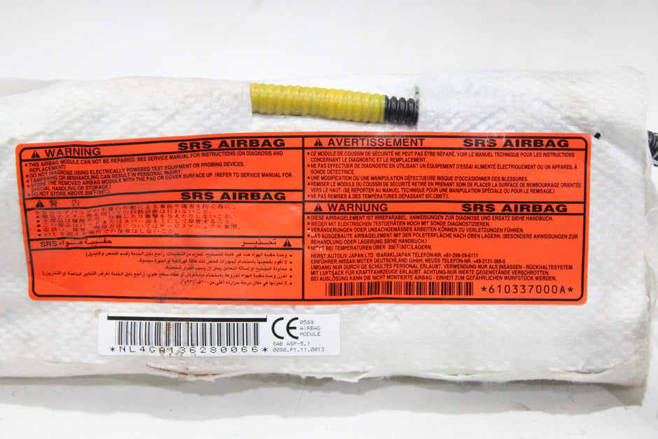 OEM Nissan Driver Seat Airbag – Fits X-trail (T31) (2007–2014) and Micra (K13) (2010–2016) and Infiniti Q50, Infiniti V37 (2014–2023) – Part 610337000A – Nissan – product view