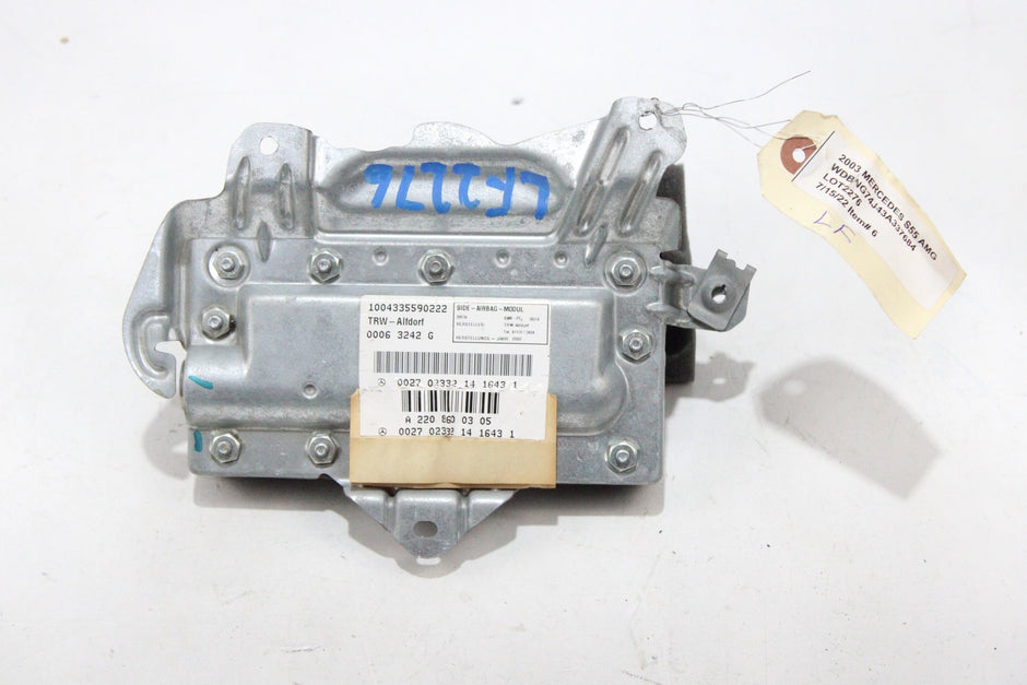 OEM Mercedes-Benz Side Airbag – Fits S430 (2003–2005) 4-MATIC, S500 (2003–2005) 4-MATIC (2000–2005) and S55 Amg, S600 (2001–2005) – Part A 220 860 03 05 – Mercedes-Benz – product view