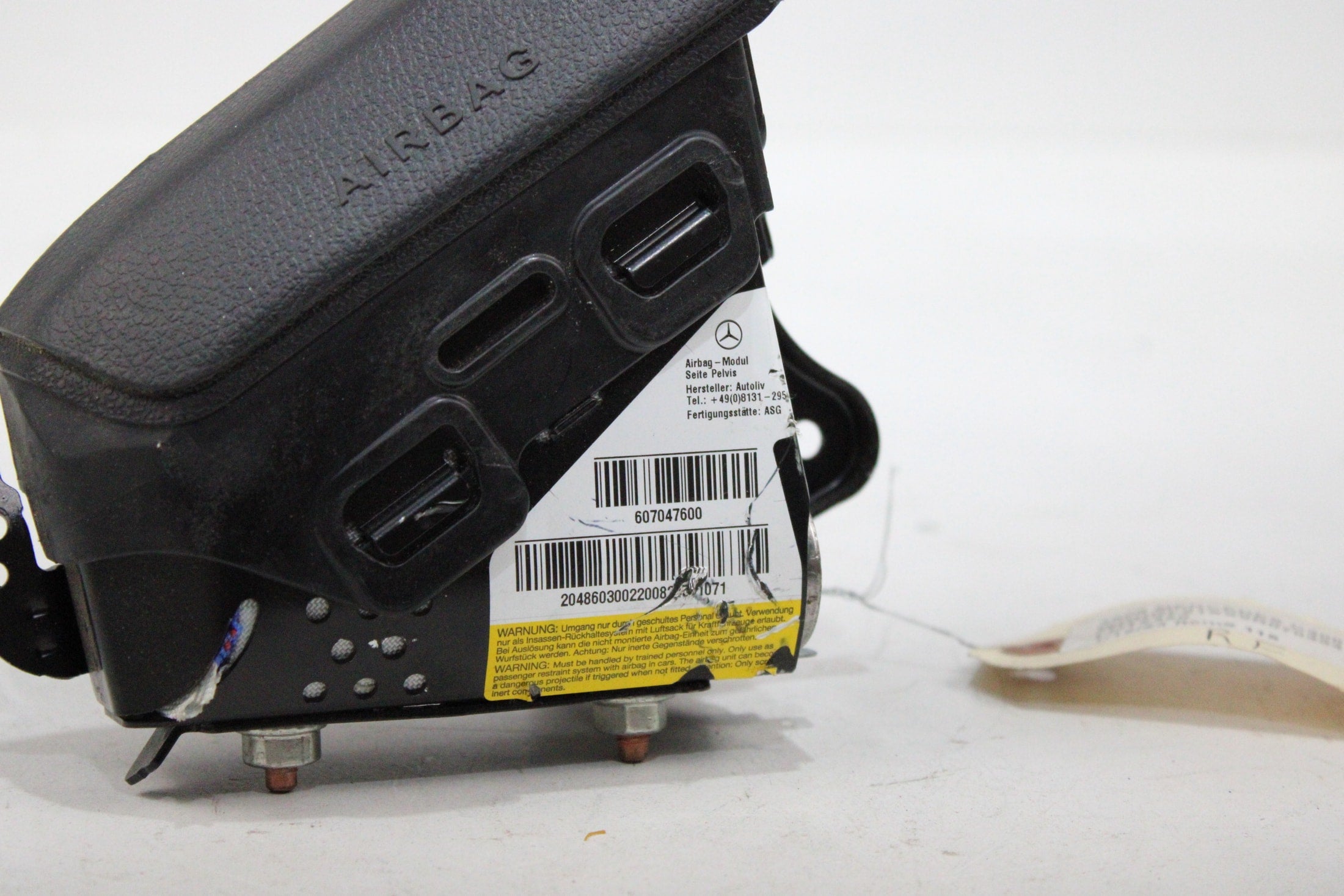OEM Mercedes-Benz Driver Knee Airbag – Fits C300 (2013–2014) and C350 (2012–2014) and GLK250 (2013–2015) and GLK350 (2011–2015) – Part 2048603002 – Mercedes-Benz – product view