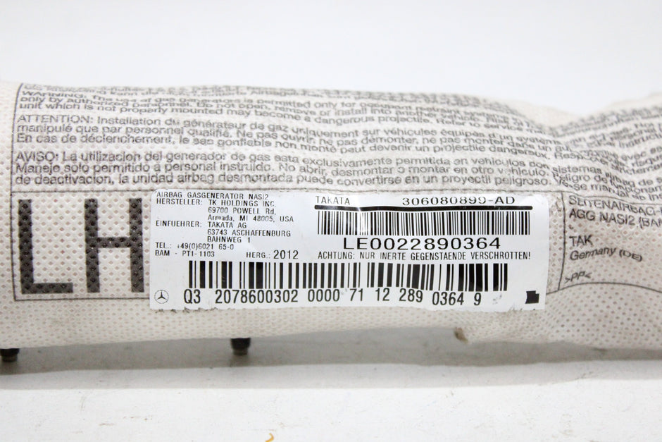 OEM Mercedes-Benz Driver Seat Airbag – Fits E-class Coupe (C207) (2009–2016) and E-class Cabriolet (A207) (2016) – Part 306080899AD – Mercedes-Benz – product view