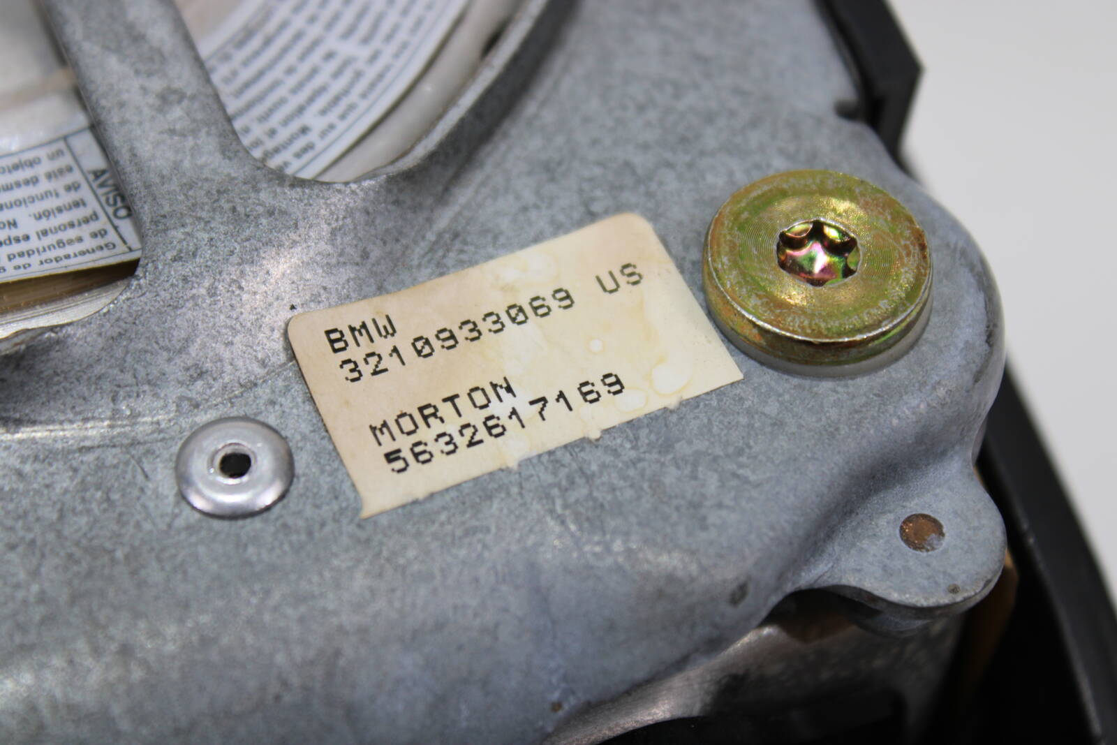1996-2002 BMW Z3 Driver Steering Wheel Airbag – OEM 3210933069, 3210962113 - BMW