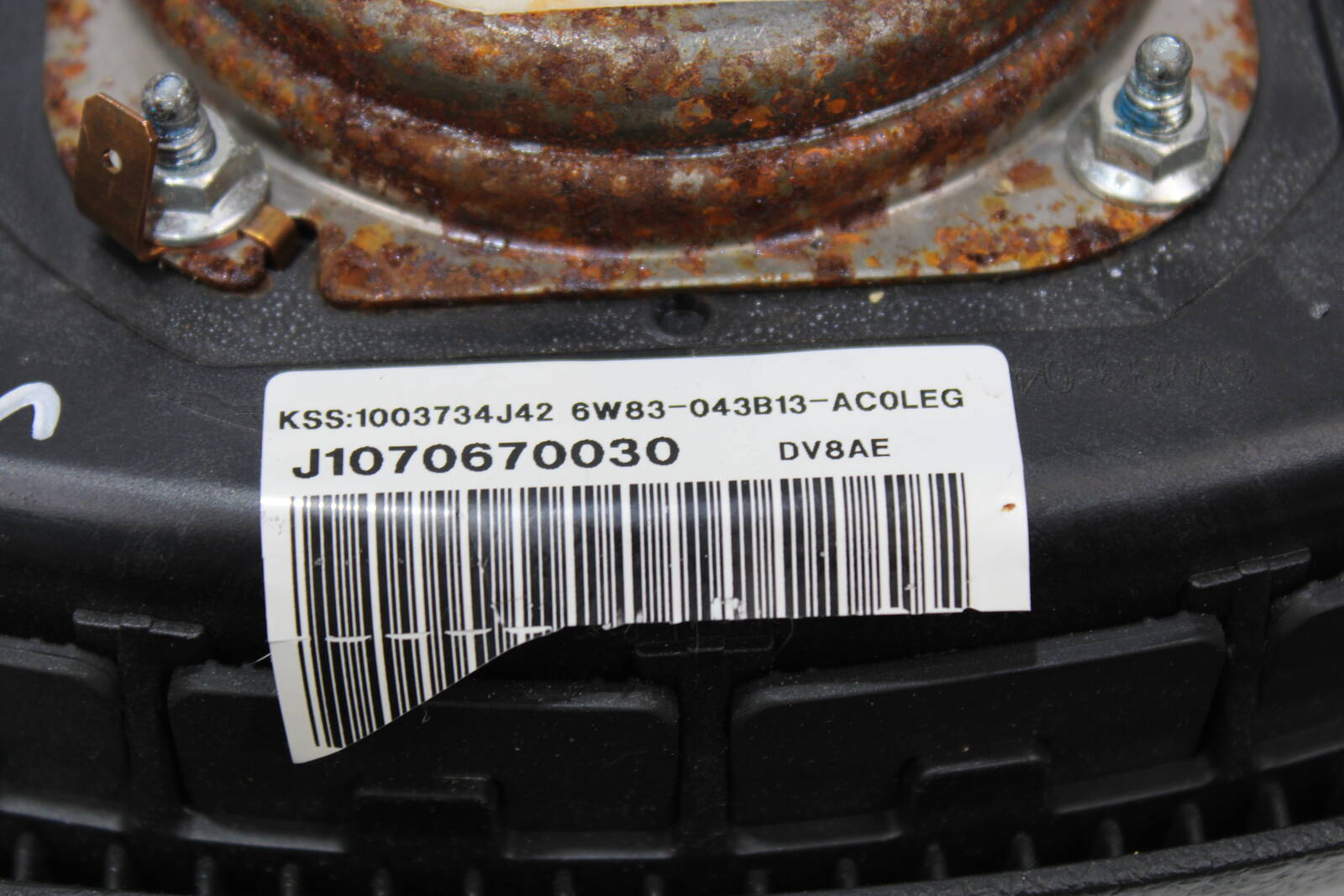 2007 - 2011 Jaguar XK, XKR Driver Steering Wheel Airbag – OEM 6W83043B13AC - Jaguar
