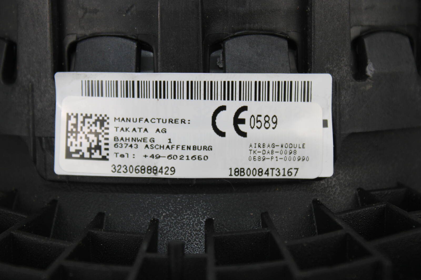 2007 - 2013 BMW X5 Driver Steering Wheel Airbag – OEM 32306888429 - BMW