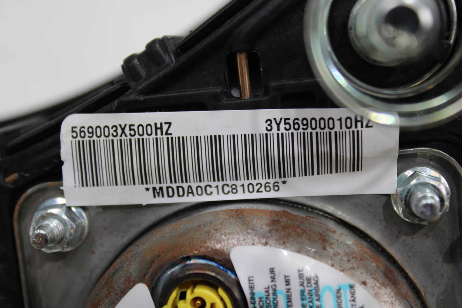 2011-2016 Hyundai Elantra Driver Steering Wheel Airbag – OEM 569003X500HZ - Hyundai