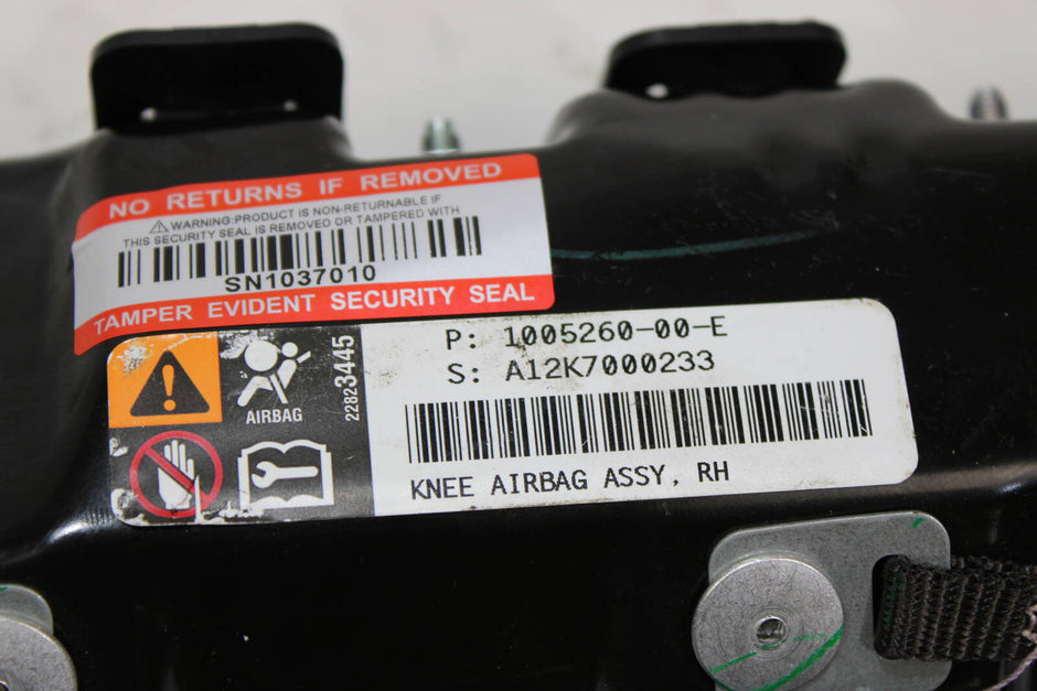 2012 - 2020 Tesla Model S, Model X Passenger Knee Airbag – OEM 1005260 - 00 - E - Tesla