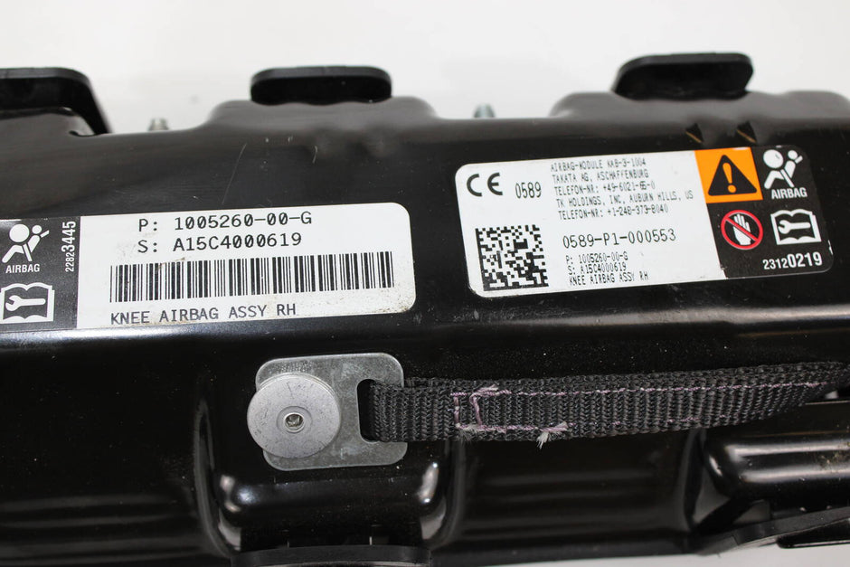 2012 - 2020 Tesla Model S, Model X Passenger Knee Airbag – OEM 1005260 - 00 - G - Tesla