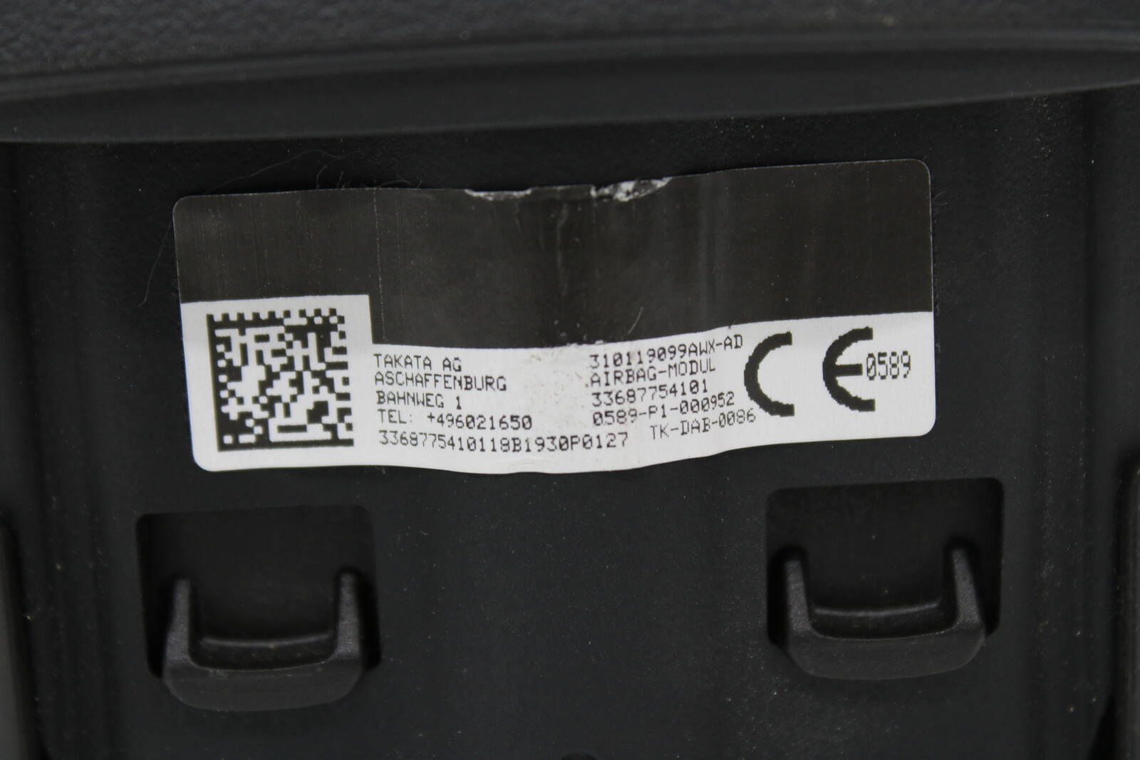 2018-2022 BMW X1, X2 Driver Steering Wheel Airbag – OEM - BMW
