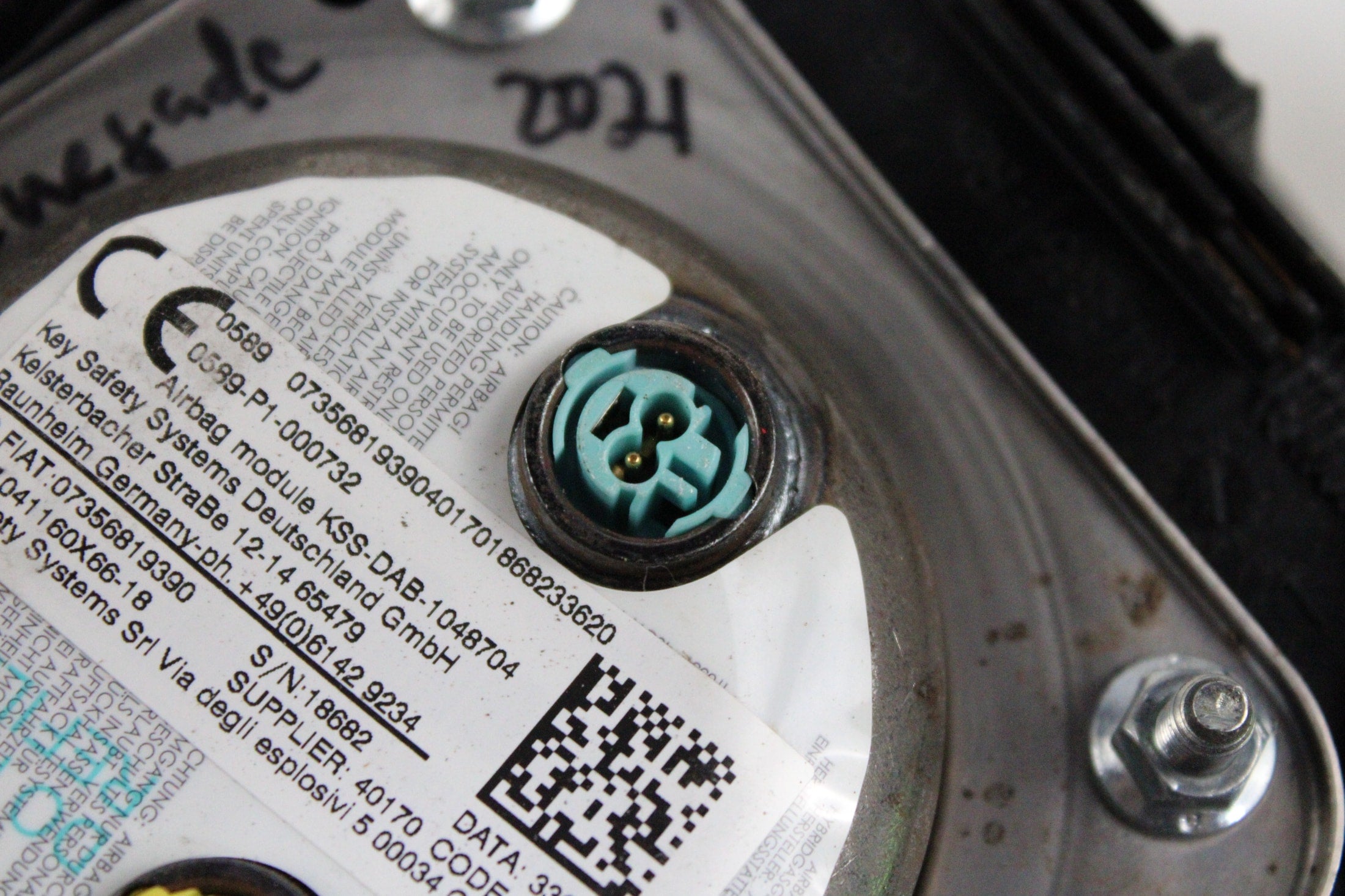 OEM Jeep Driver Steering Wheel Airbag – Fits Renegade (2019–2023) – Part 07356819390 – Jeep – product view · A1536844 · photo 3bfdec26-2a23-4ada-96b8-375256a6e83d