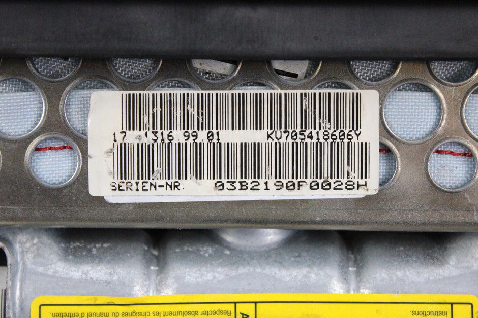 OEM BMW Passenger Knee Airbag – Fits Z4 (2003–2008) – Part 72127055832 – BMW – product view · G1536751 · photo 7528c755-3827-46f2-9495-5b0c80949017