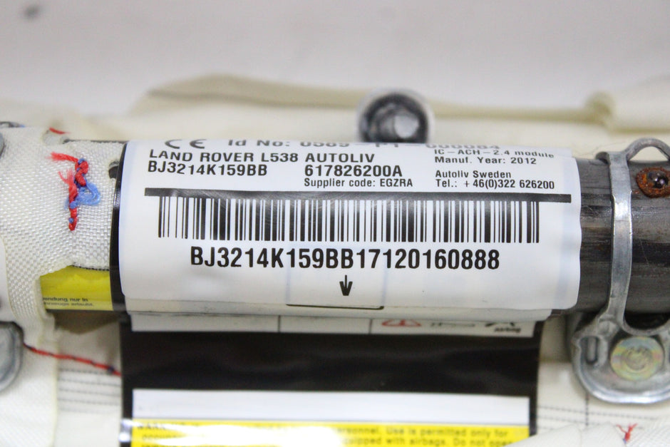 OEM Land Rover Curtain Airbag – Fits Range Rover Evoque (2012–2018) – Part LR026028 – Land Rover – product view · G1536769 · photo 9764ca36-f28b-45d8-a827-5a154902cd7f