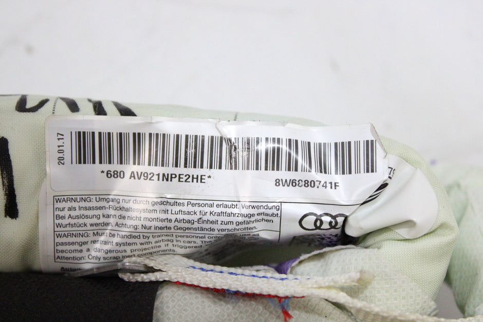 OEM Audi Curtain Airbag – Fits A5, S5 (2017–2023) and RS5 (2018–2023) – Part 8W6880741F – Audi – product view · G1536776 · photo 5af5cec9-2a2f-400e-a766-da9bd8758135
