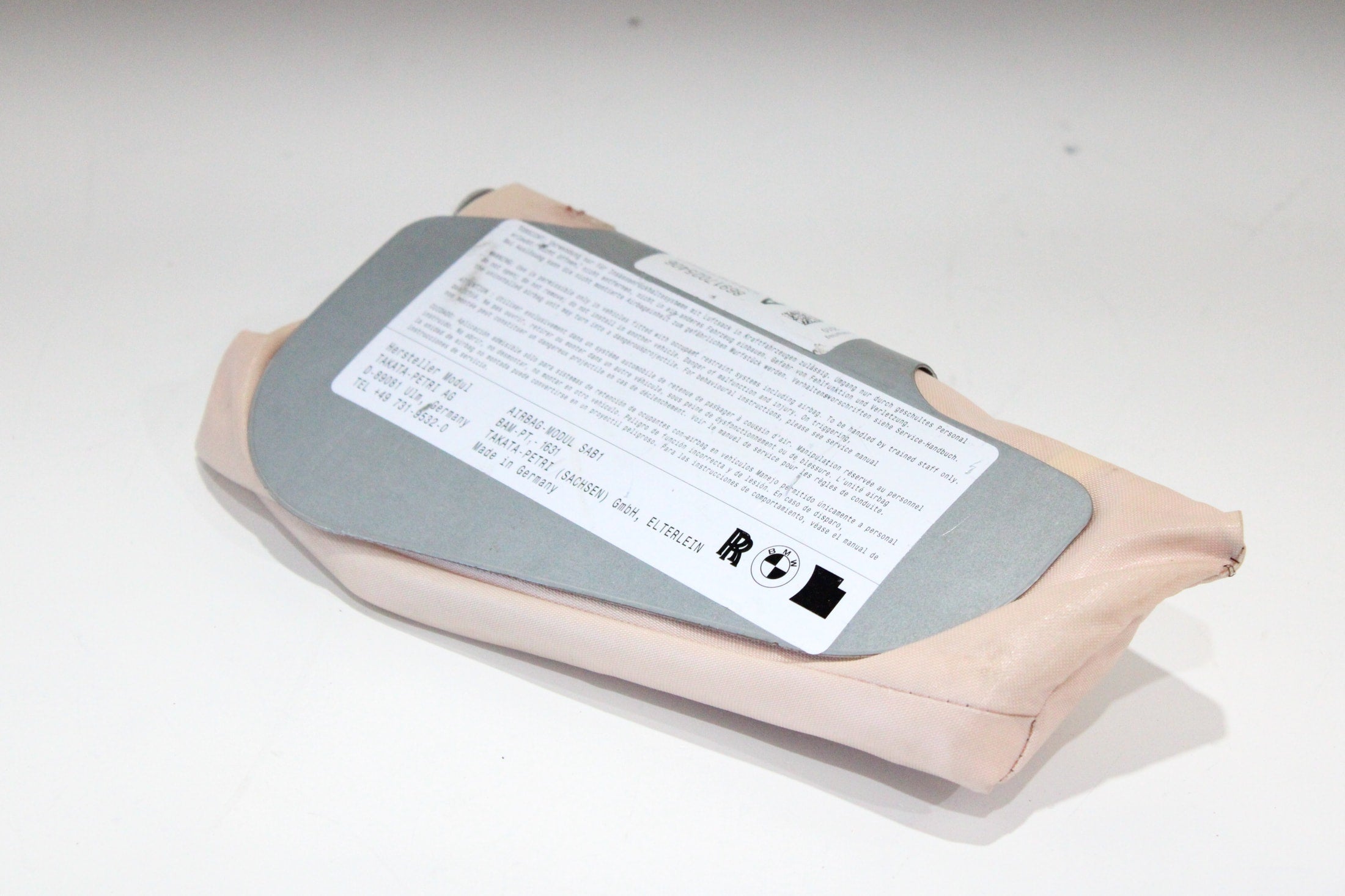 OEM BMW Passenger Seat Airbag – Fits 7 Series (2010–2012) and Alpina B7 Models (2011–2012) – Part 86917025406 – BMW – product view