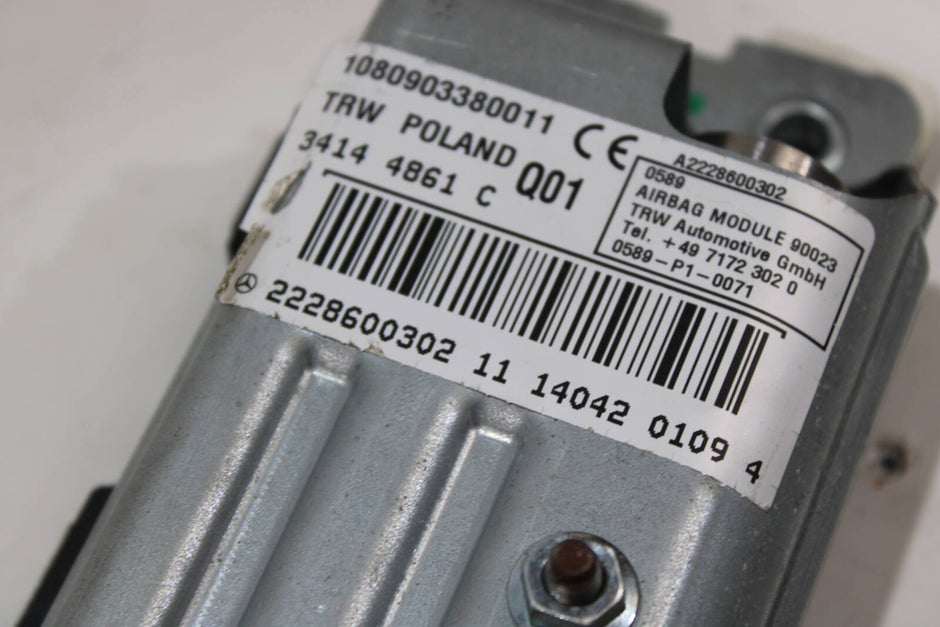 2014-2020 Mercedes-Benz S400, S550, S600, S63, S65 Driver Knee Airbag – OEM A2228600302