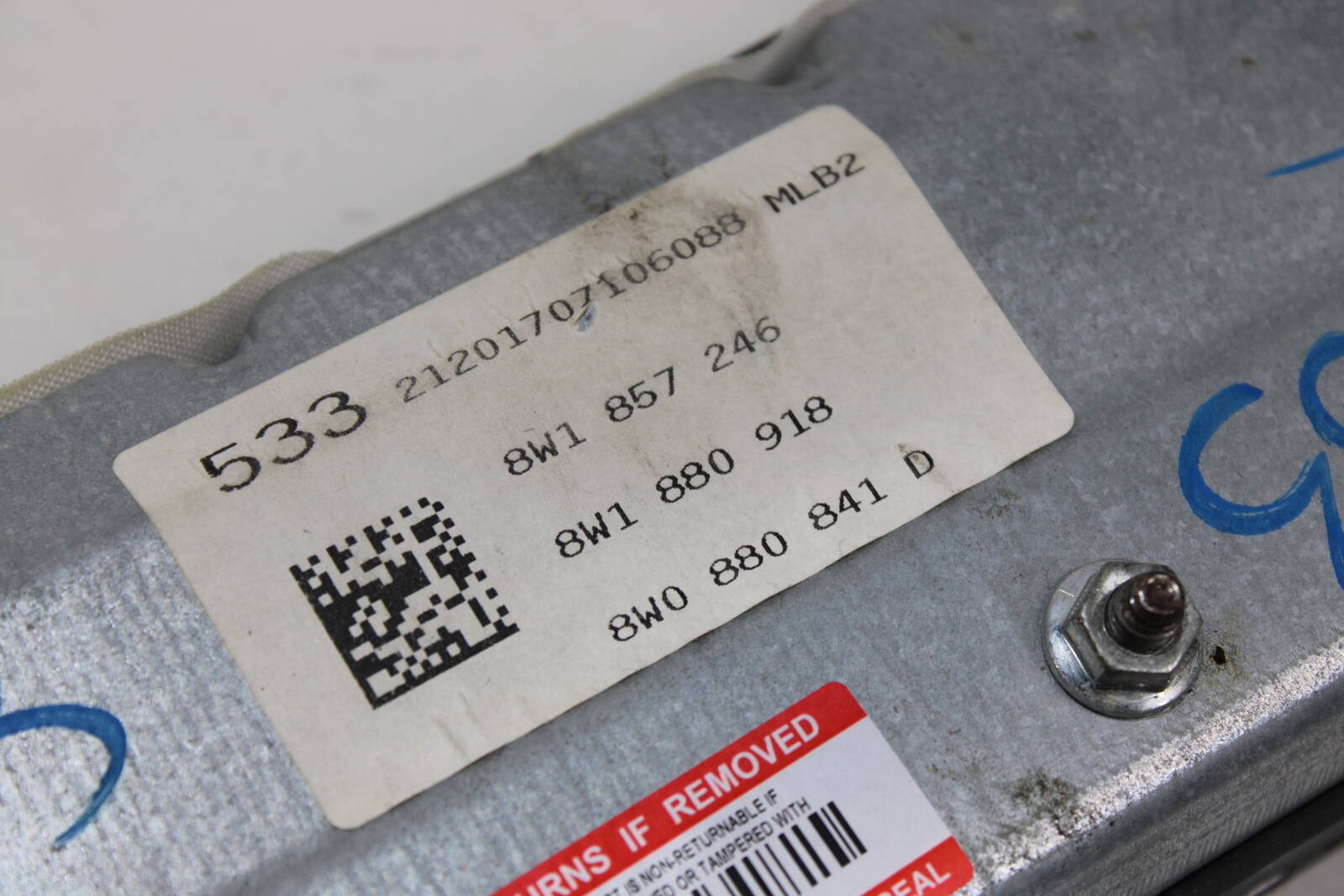 2017-2024 Audi A4, S5, RS5 Driver Knee Airbag – OEM 8W0880841D