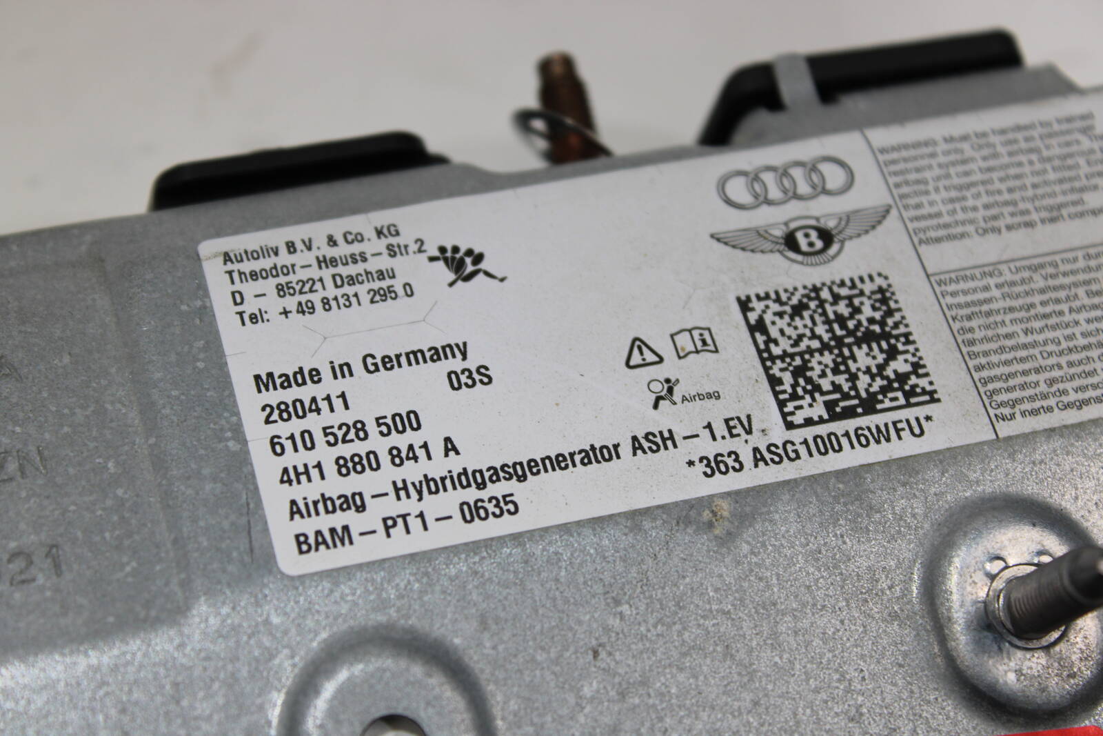 2012-2020 BMW 3 Series, 4 Series Passenger Knee Airbag – OEM 72129228653