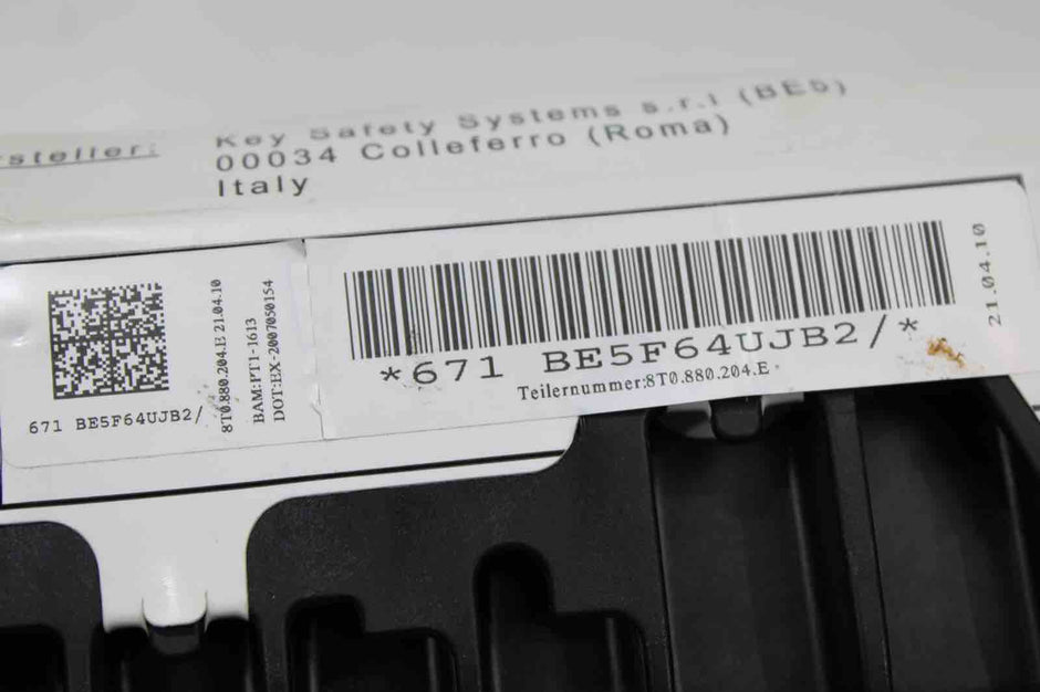 OEM Audi A4 S4 A5 S5 Passenger Airbag (2008–2017) | Part #8T0880204E