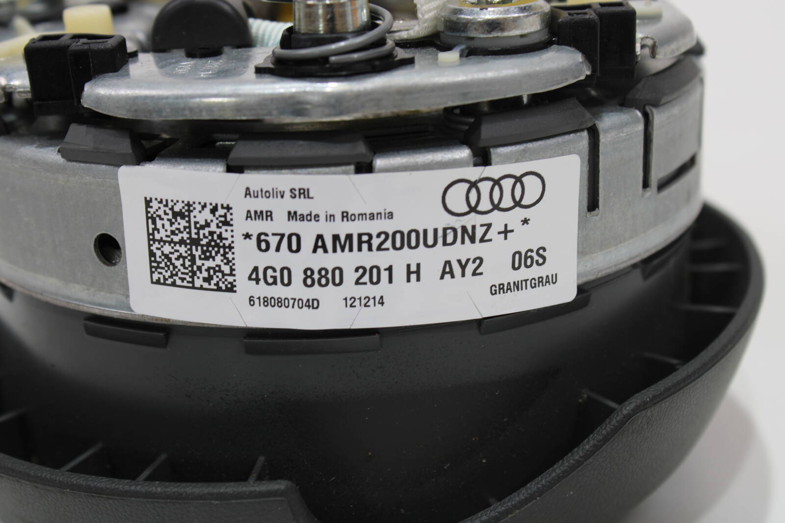 2012-2018 Audi A6 Driver Steering Wheel Airbag – OEM