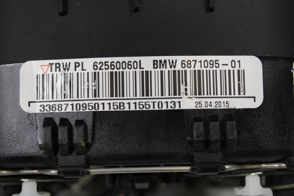 2012-2018 BMW 320i, 328i, 335i, 428i, 430i, 435i Driver Steering Wheel Airbag – OEM 6871095
