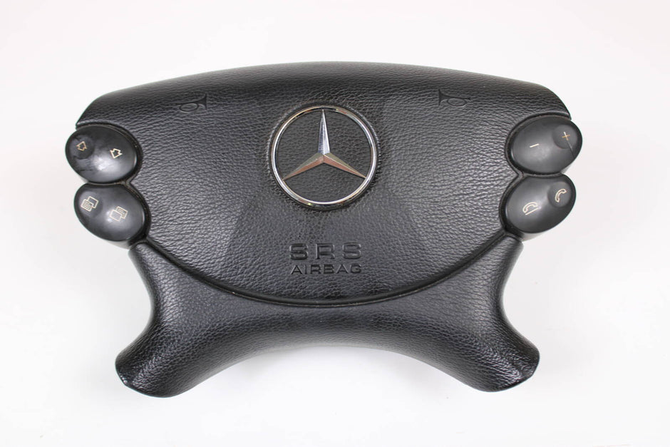 2003-2009 Mercedes-Benz CLK320, CLK500, CLK55, E350, E500, E550 Driver Steering Wheel Airbag – OEM A2198601502, A2308202310, A2308202410
