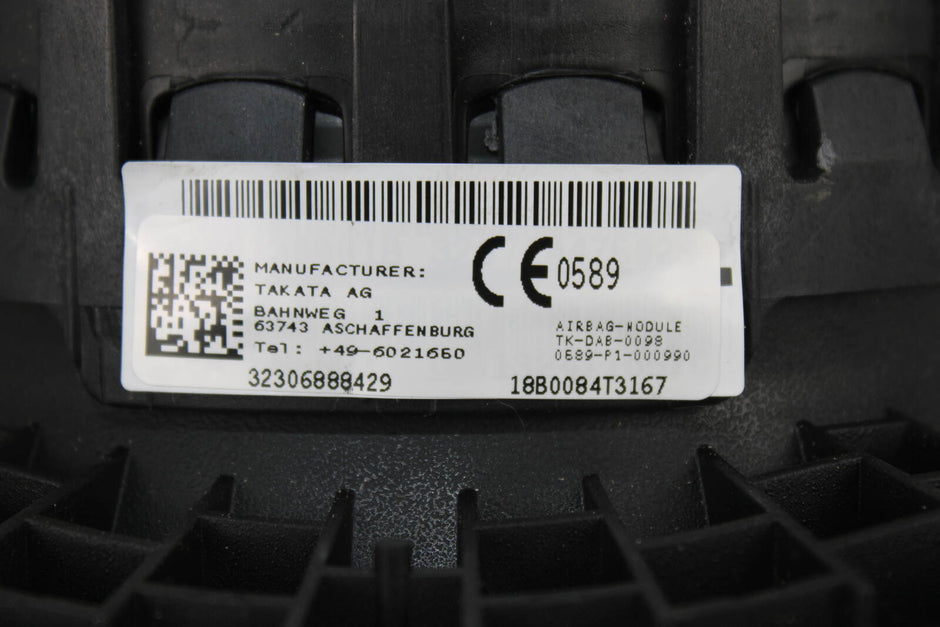 2007-2013 BMW X5 Driver Steering Wheel Airbag – OEM 32306888429