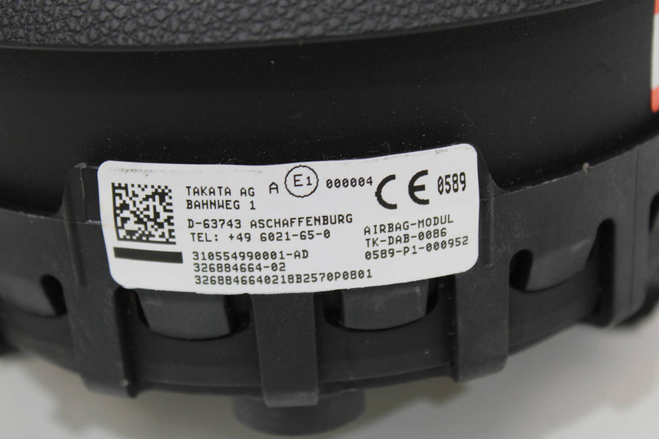 2006-2013 BMW 328i, 335i, 128i, 135i Driver Steering Wheel Airbag – OEM 32306884329