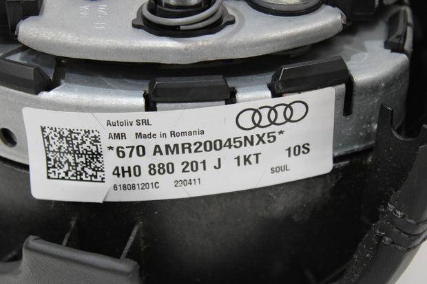 2011-2018 Audi A8, A8L, S8 Driver Steering Wheel Airbag – OEM 4H0880201J1KT, 4H0880201AG1KT