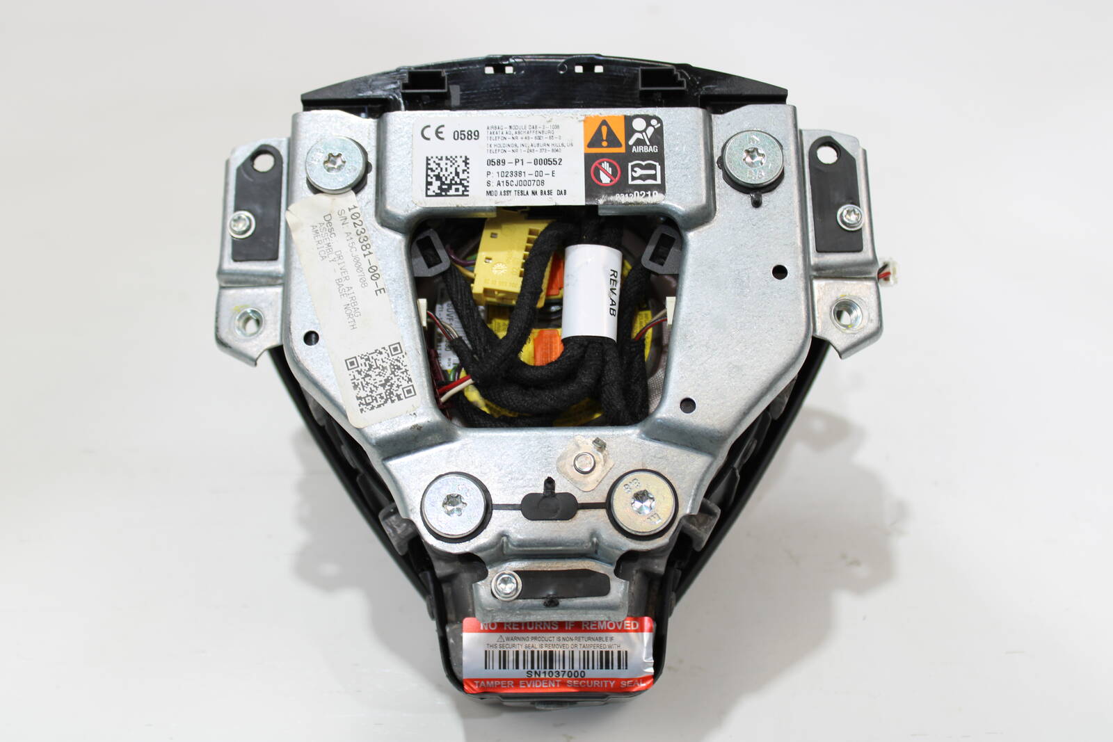 2012-2020 Tesla Model S, Model X Driver Steering Wheel Airbag – OEM 1023381-00-E