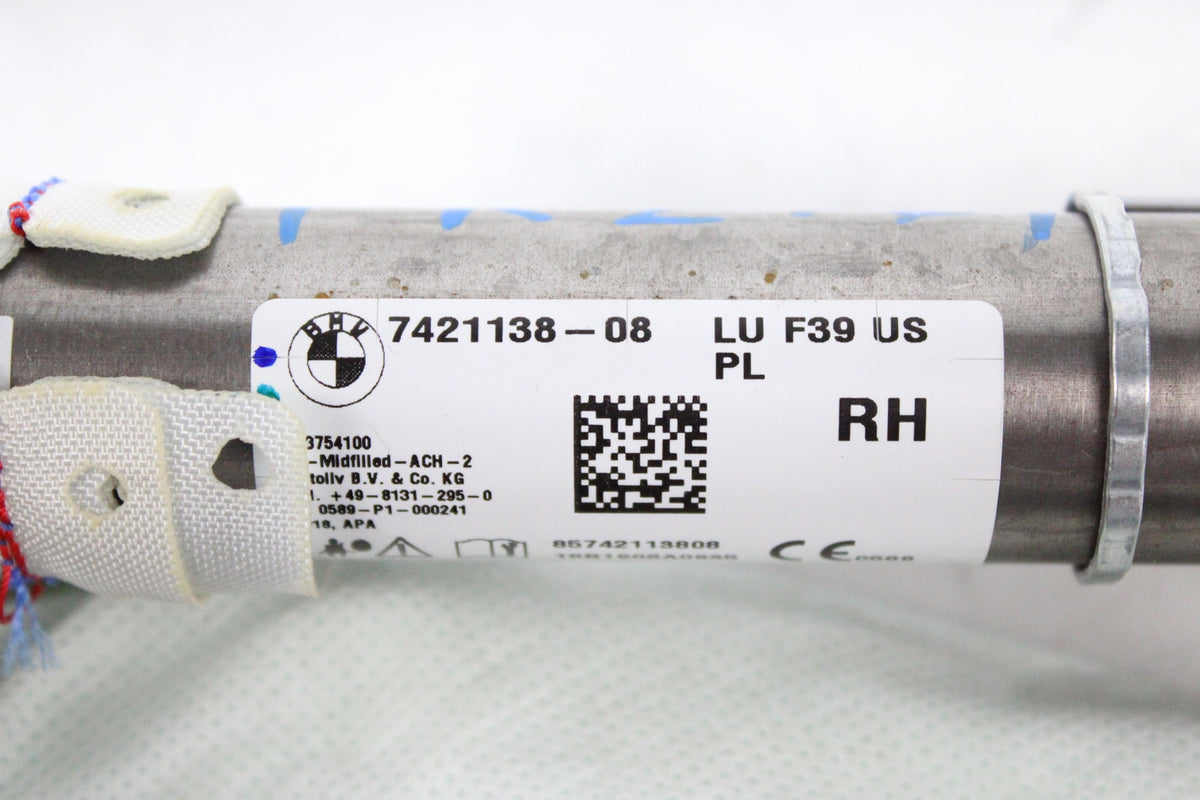 OEM BMW Curtain Airbag – Fits X2 (2018–2023) – Part 72127421138 – BMW – product view · J1536996 · photo 0c070a45-e878-40a7-8693-4a37a062b748