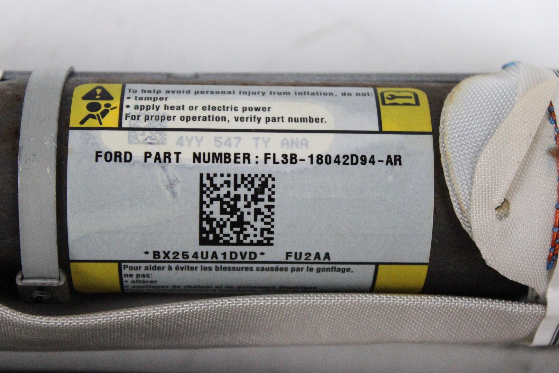 OEM Ford Curtain Airbag – Fits F-150 (2015–2026) – Part FL3B-18042D94-AR – Ford – product view · K1536793 · photo 2bc0c988-cd88-4d24-b558-630cf19154f2