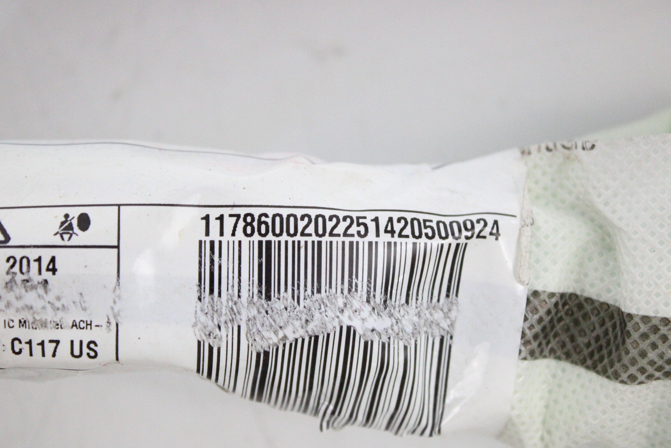 OEM Mercedes-Benz Curtain Airbag – Fits CLA250, CLA45 Amg (2014–2019) – Part A1178600202 – Mercedes-Benz – product view · K1536812 · photo b96ad4a9-1061-41e4-904c-10ec8f42de76
