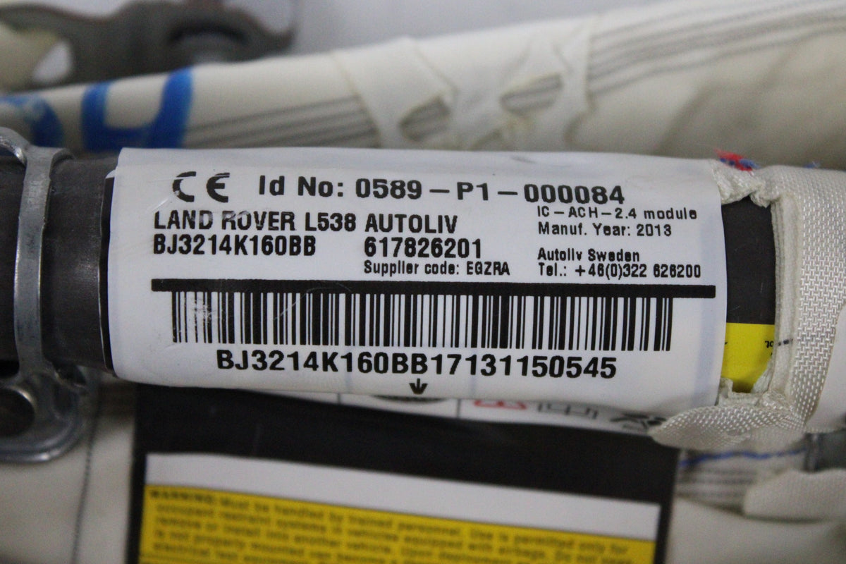 OEM Land Rover Curtain Airbag – Fits Range Rover Evoque (2012–2019) – Part LR026030 – Land Rover – product view · K1536931 · photo f1821d76-4125-42e4-9db5-7df706ef1ac1