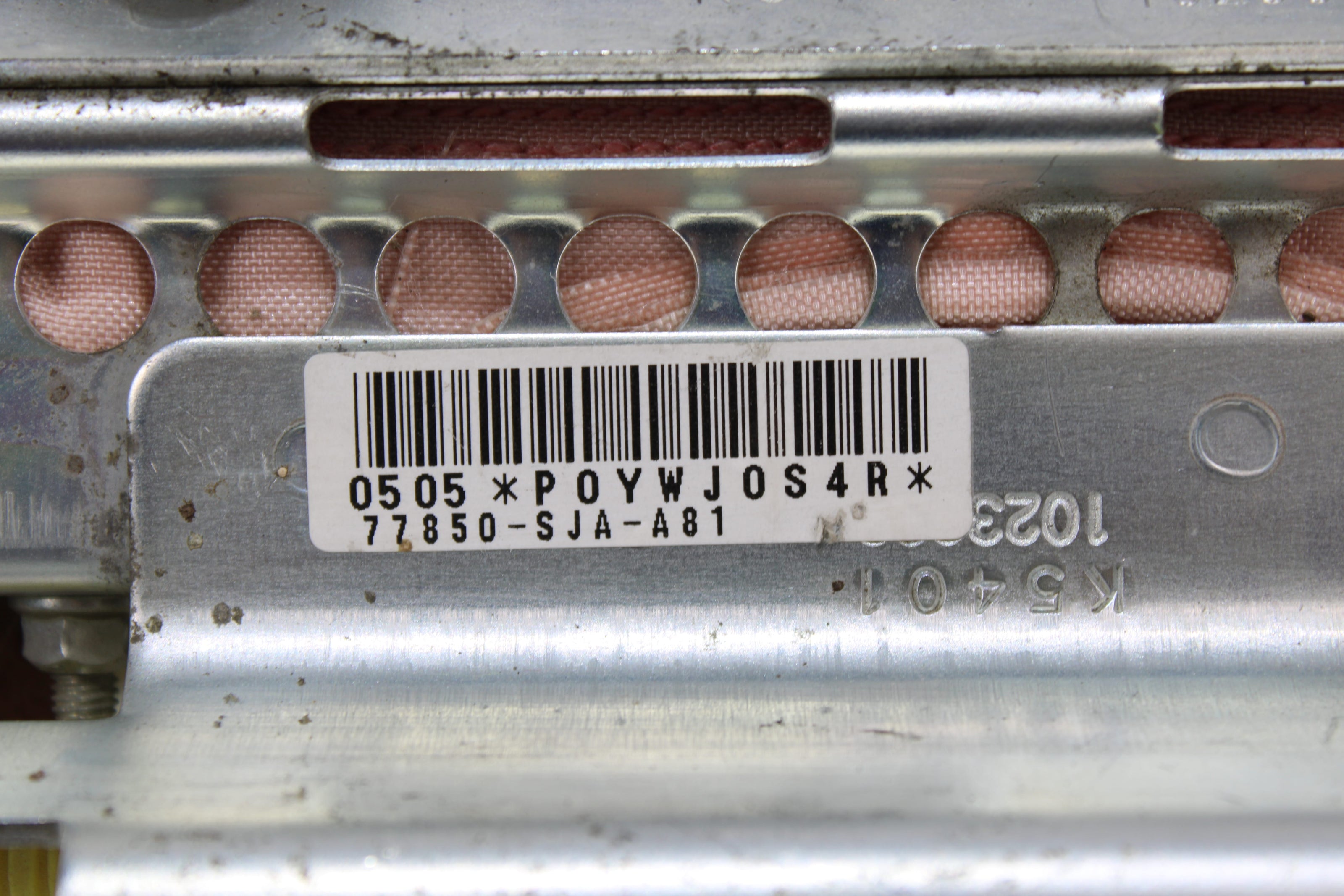 OEM Acura Dashboard Airbag – Fits Rl (2005–2006) – Part #77850-SJA-A81