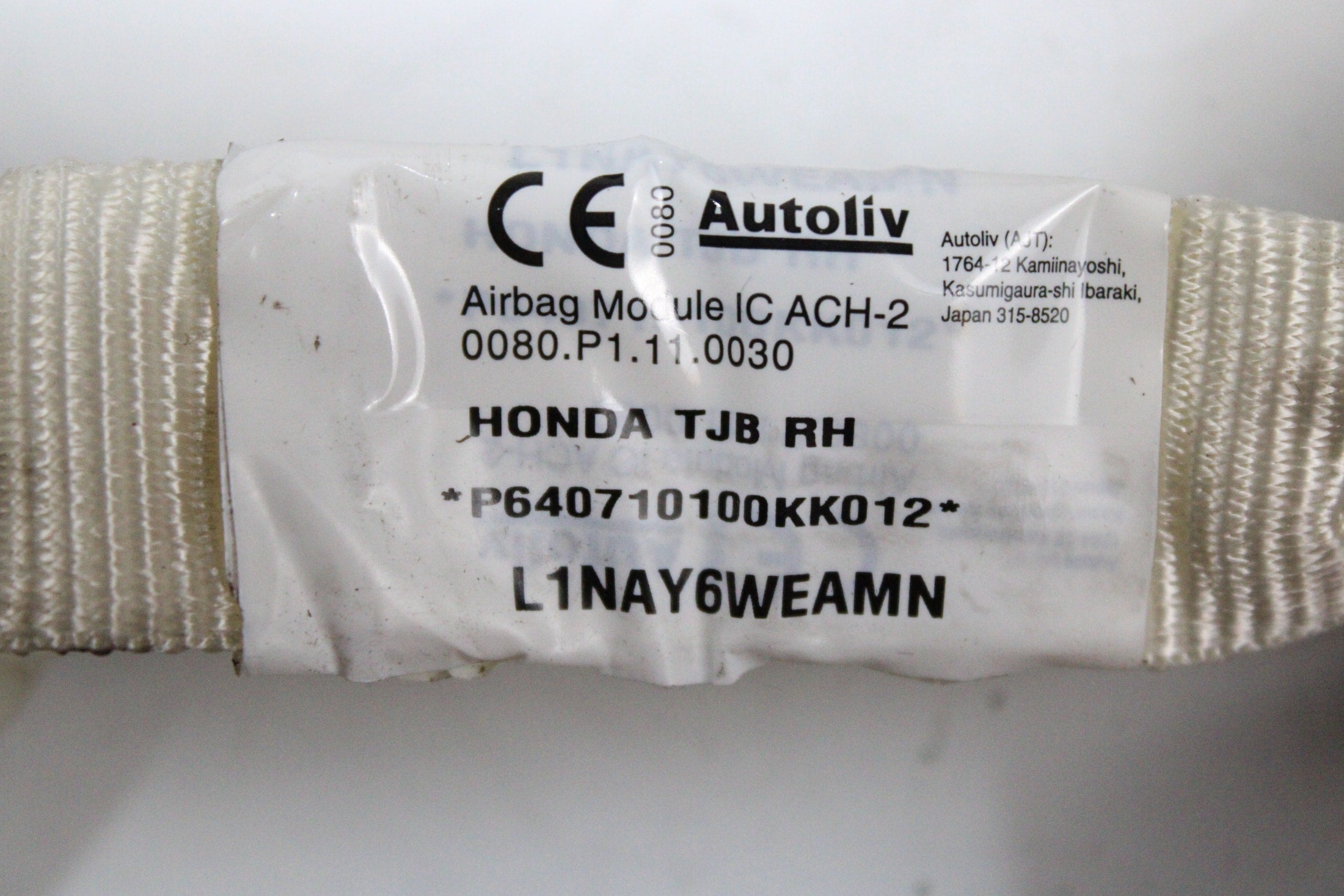 OEM Acura Curtain Airbag – Fits Rdx (2019–2021) – Part #78870-TJB-A82 - Acura