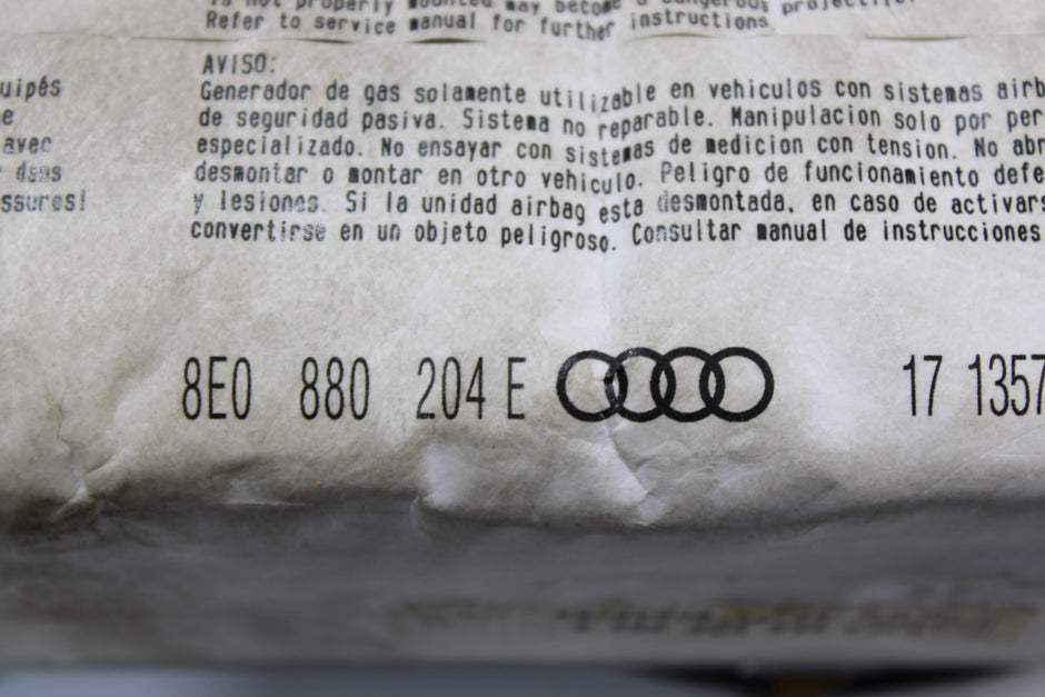 OEM Audi Dashboard Airbag – Fits A4 (2004–2008) – Part 8EO880204E - Audi