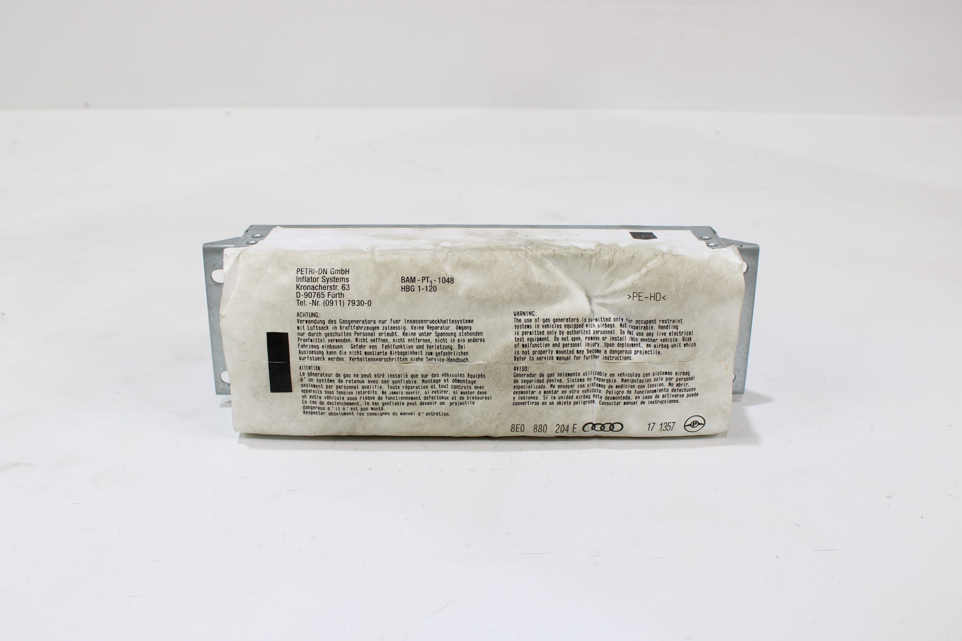 OEM Audi Dashboard Airbag – Fits A4 (2004–2008) – Part 8EO880204E - Audi