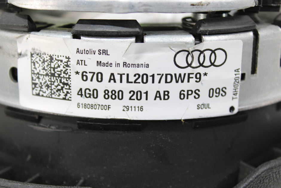 OEM Audi Steering Wheel Airbag – Fits A6, S6, A7, S7, Rs7 (2012–2018) – Part 8S0880201C - Audi