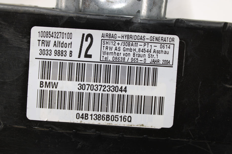 OEM Bmw Airbag – Fits 325I, 330I, M3, X5 (2001–2005) – Part 72127037233 - Bmw