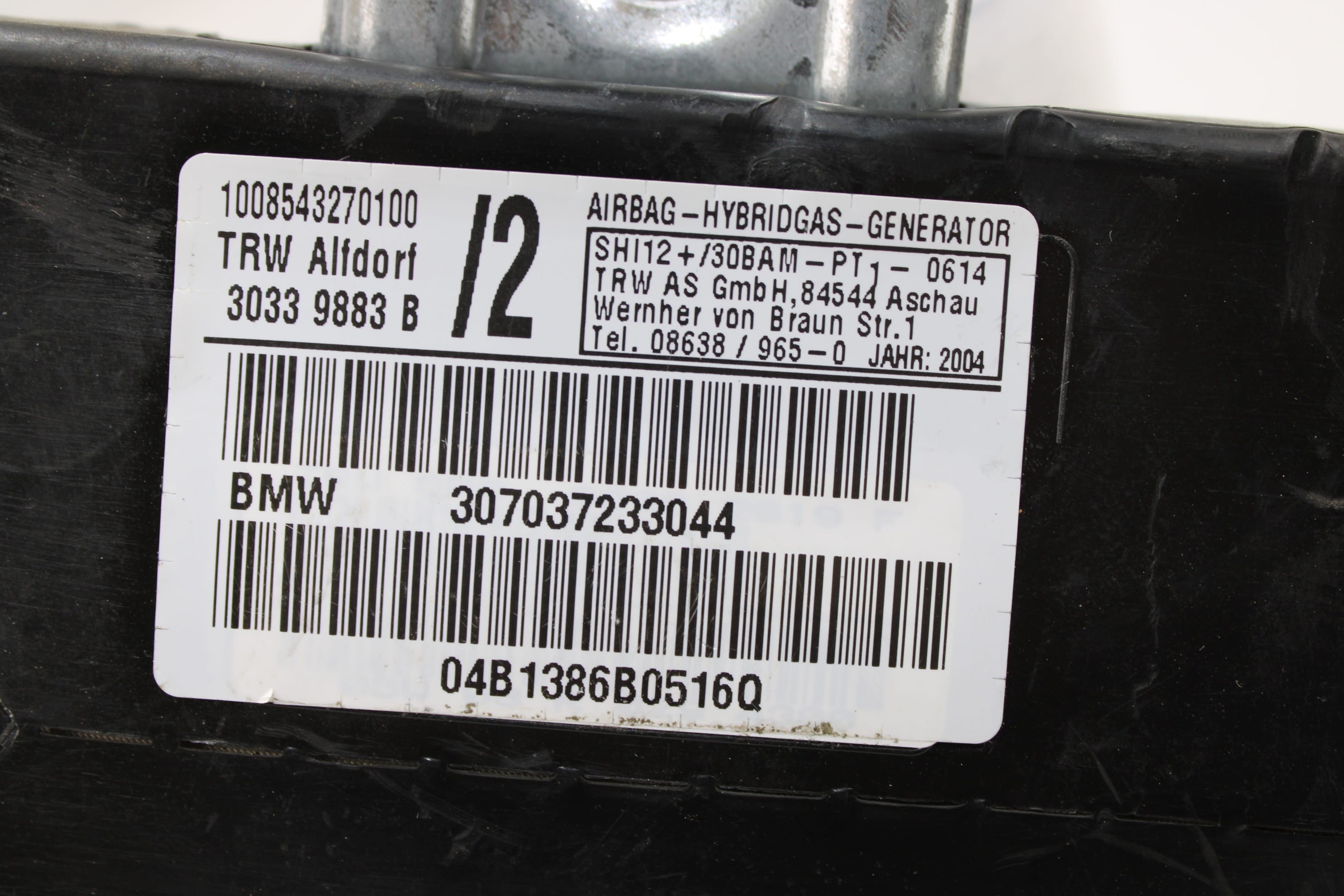 OEM Bmw Airbag – Fits 325I, 330I, M3, X5 (2001–2005) – Part 72127037233 - Bmw