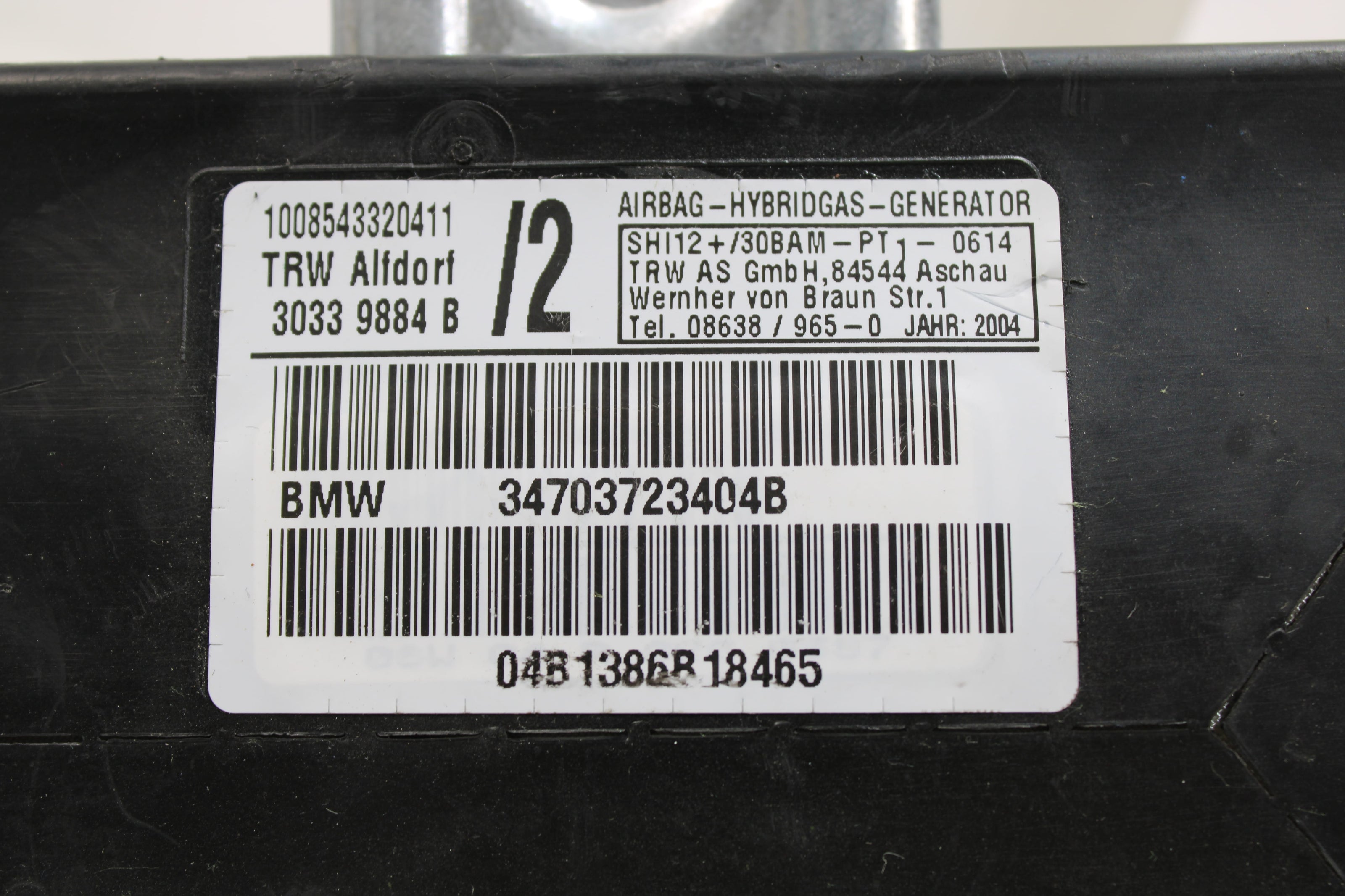 OEM Bmw Airbag – Fits 325I, 330I, M3, X5 (2001–2005) – Part 72127037234 - Bmw