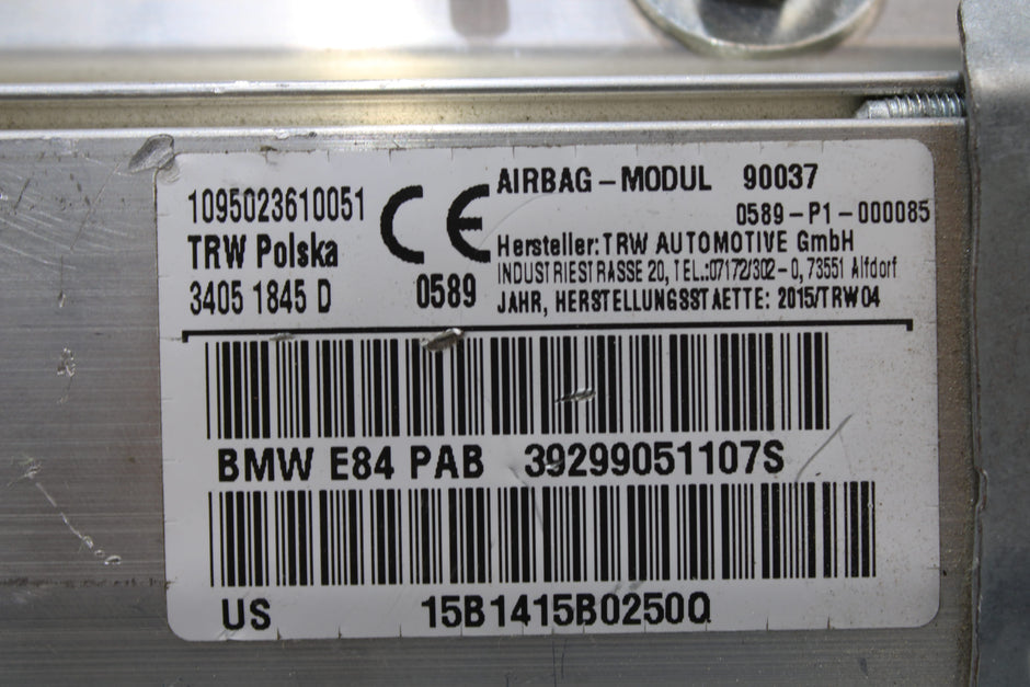 OEM Bmw Dashboard Airbag – Fits X1 (2012–2015) – Part 72122990511 - Bmw