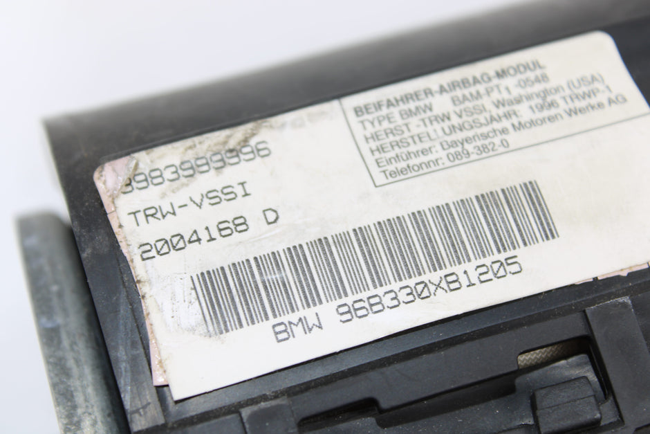 OEM Bmw Dashboard Airbag – Fits Z3 (1996–1997) – Part 3983999996 - Bmw