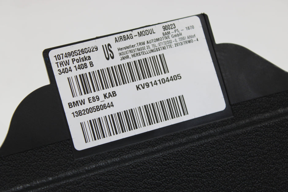 OEM Bmw Knee Airbag – Fits Z4 (2009–2016) – Part 72129141044 - Bmw