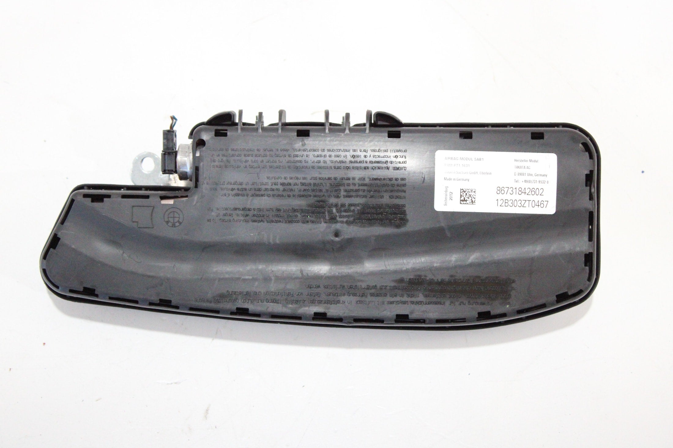OEM BMW Passenger Seat Airbag – Fits 7 Series (2013–2015) and Alpina B7 (2014) – Part #72127318426 - BMW