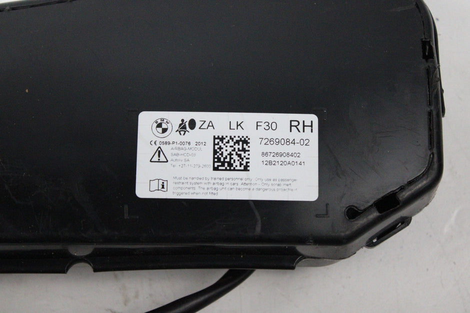 OEM BMW Side Airbag – Fits 3 Series (2011–2019) – Part 7269084-02 - BMW