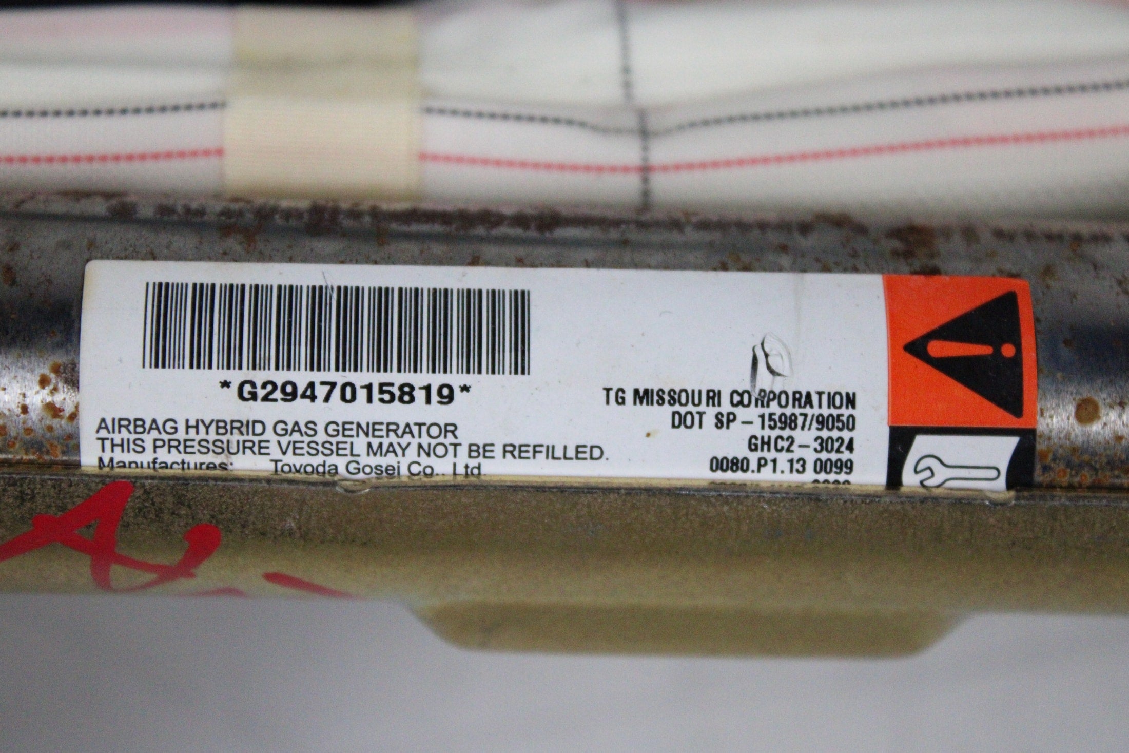 OEM Honda Curtain Airbag – Fits Accord, Accord Hybrid (2018–2022) – Part #78870-TVA-A82 - Honda