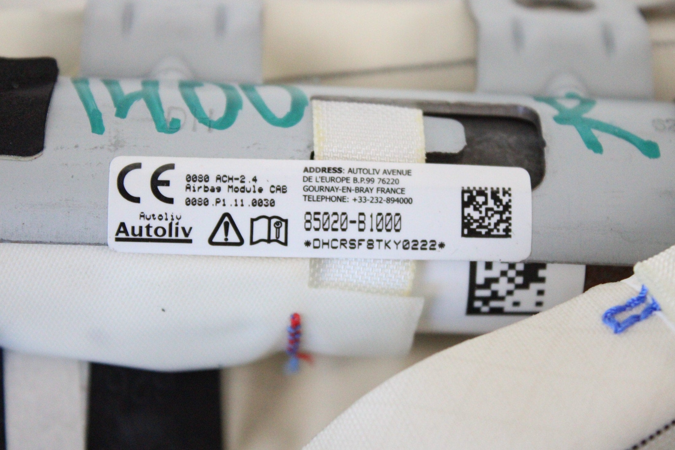 OEM Hyundai Curtain Airbag – Fits Genesis (2015–2016) – Part #85020-B1000 - Hyundai